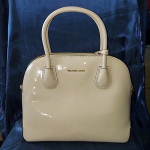 Michael Kors blush patent leather purse